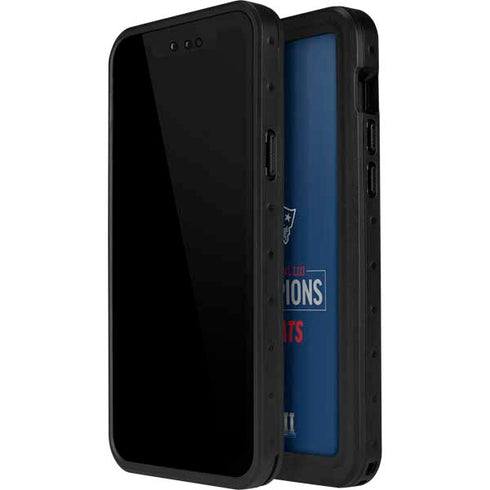 NFL Super Bowl LIII Champions Go Pats iPhone 12 Pro Waterproof Case