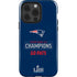 NFL Super Bowl LIII Champions Go Pats iPhone 13 Pro Impact Case