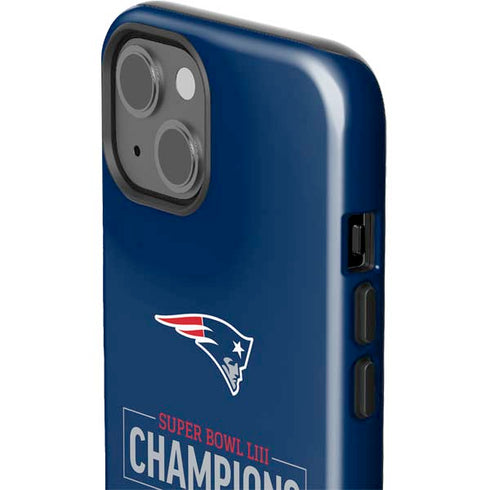 NFL Super Bowl LIII Champions Go Pats iPhone 15 Impact Case