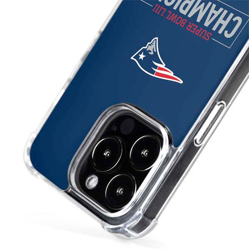 NFL Super Bowl LIII Champions Go Pats iPhone 15 Pro Max MagSafe Case