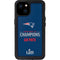 NFL Super Bowl LIII Champions Go Pats iPhone 15 Plus Waterproof Case