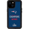 NFL Super Bowl LIII Champions Go Pats iPhone 15 Waterproof Case