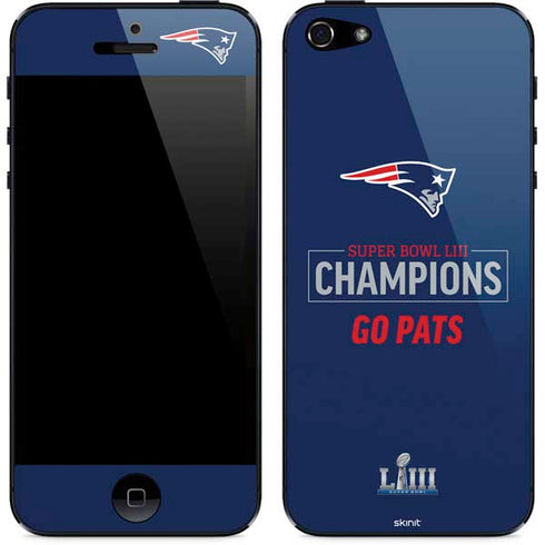 NFL Super Bowl LIII Champions Go Pats iPhone 5/5s/5SE Skin