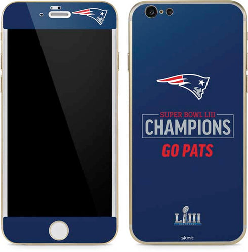NFL Super Bowl LIII Champions Go Pats iPhone 6/6s Skin