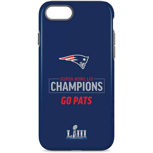 NFL Super Bowl LIII Champions Go Pats iPhone 8 Pro Case