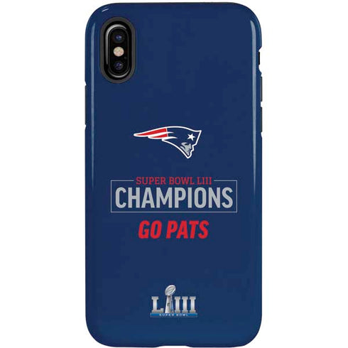 NFL Super Bowl LIII Champions Go Pats iPhone X Pro Case
