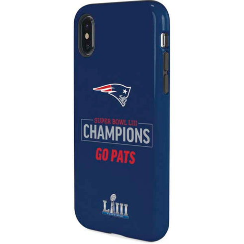 NFL Super Bowl LIII Champions Go Pats iPhone X Pro Case