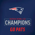 NFL Super Bowl LIII Champions Go Pats iPhone X Skin
