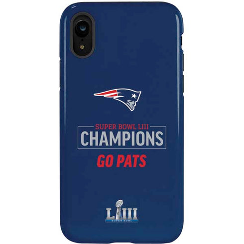 NFL Super Bowl LIII Champions Go Pats iPhone XR Pro Case
