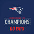 NFL Super Bowl LIII Champions Go Pats iPhone XR Skin