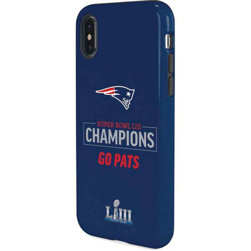 NFL Super Bowl LIII Champions Go Pats iPhone XS Pro Case
