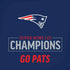 NFL Super Bowl LIII Champions Go Pats iPhone XS Pro Case
