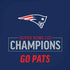 NFL Super Bowl LIII Champions Go Pats iPhone XS Skin