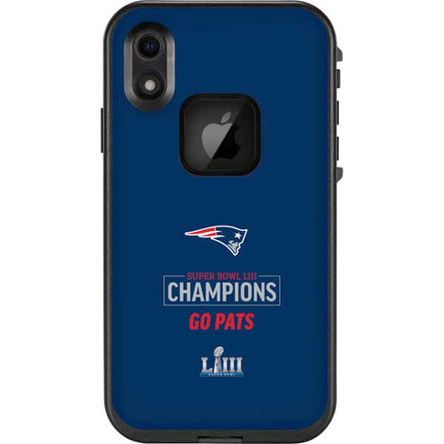 NFL Super Bowl LIII Champions Go Pats LifeProof Fre iPhone Skin