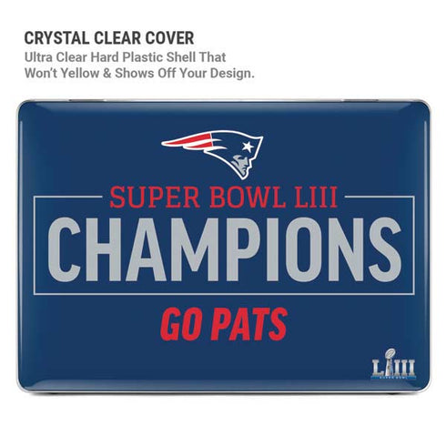 NFL Super Bowl LIII Champions Go Pats MacBook Air 13in M1 (2021) Case plus Skin