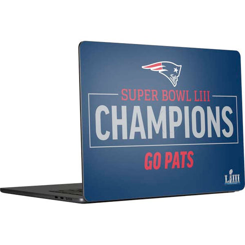 NFL Super Bowl LIII Champions Go Pats MacBook Air 15 in (2023) Skin