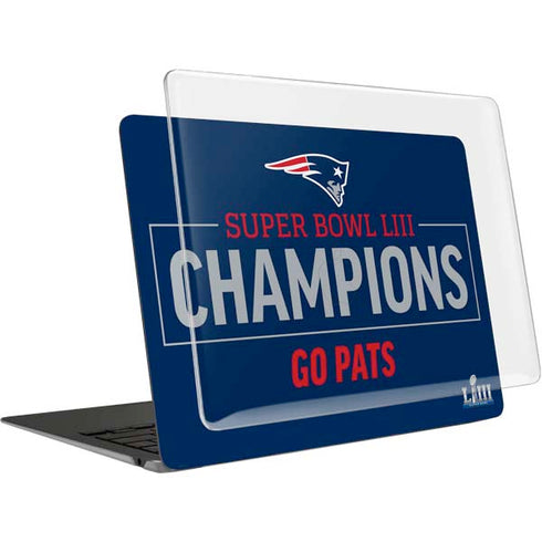 NFL Super Bowl LIII Champions Go Pats MacBook Air 15in (2023-2025) Case plus Skin