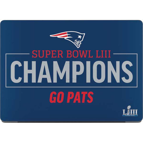 NFL Super Bowl LIII Champions Go Pats MacBook Pro 14in (2021-24) Skin