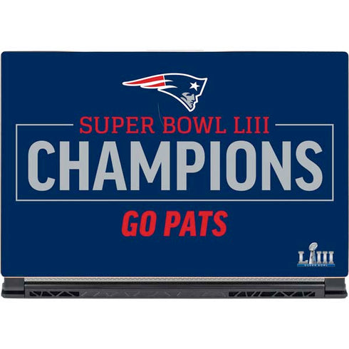 NFL Super Bowl LIII Champions Go Pats MSI GS65 Stealth Laptop Skin