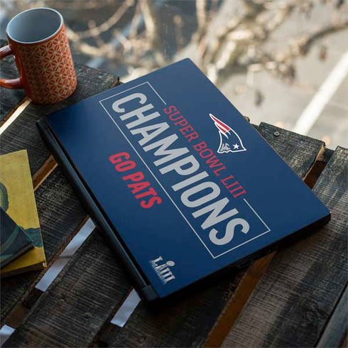 NFL Super Bowl LIII Champions Go Pats MSI GS65 Stealth Laptop Skin