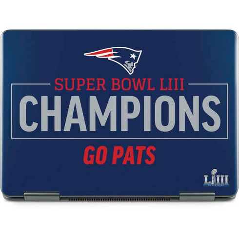 NFL Super Bowl LIII Champions Go Pats Notebook 9 Pro 13in (2017) Skin