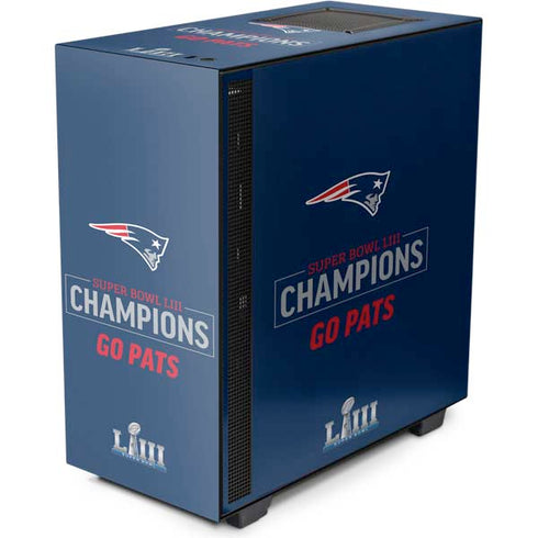 NFL Super Bowl LIII Champions Go Pats NZXT H510 Compact ATX Mid-Tower Case Skin