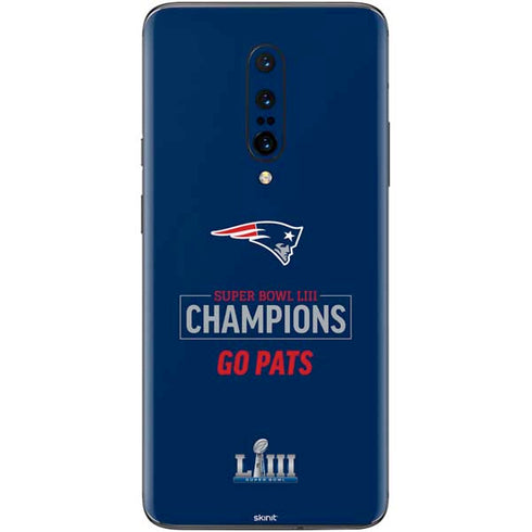 NFL Super Bowl LIII Champions Go Pats OnePlus 7 Pro Skin