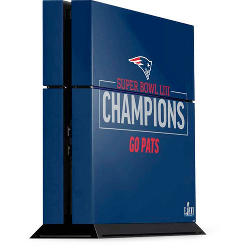 NFL Super Bowl LIII Champions Go Pats PS4 Console Skin