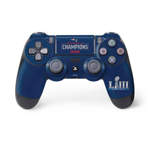 NFL Super Bowl LIII Champions Go Pats PS4 Controller Skin