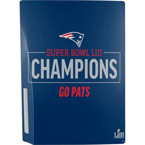 NFL Super Bowl LIII Champions Go Pats PS5 Bundle Skin