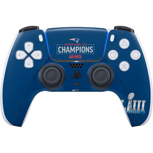 NFL Super Bowl LIII Champions Go Pats PS5 Controller Skin