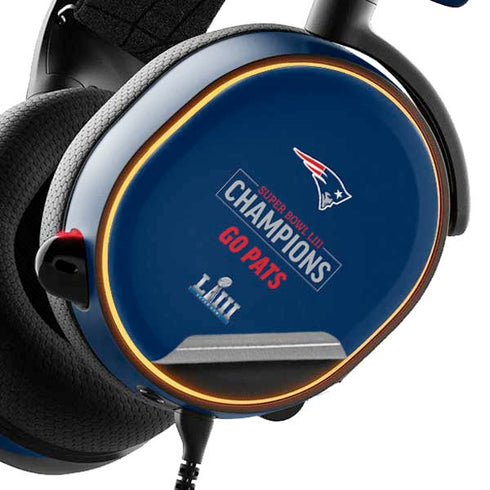 NFL Super Bowl LIII Champions Go Pats SteelSeries Arctis 3 Skin
