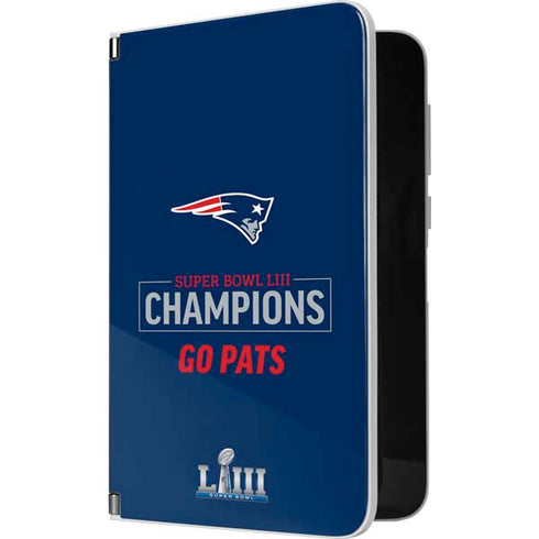 NFL Super Bowl LIII Champions Go Pats Surface Duo Skin