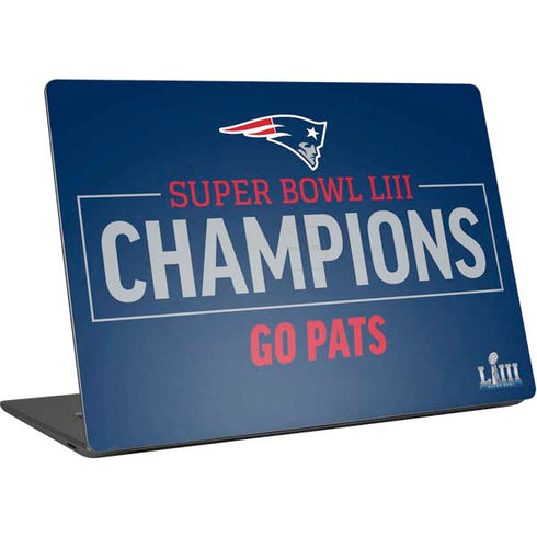 NFL Super Bowl LIII Champions Go Pats Surface Laptop 4 15in Skin