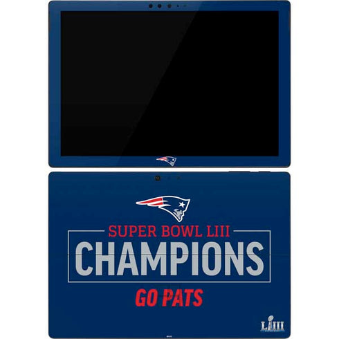 NFL Super Bowl LIII Champions Go Pats Surface Pro 7 Skin