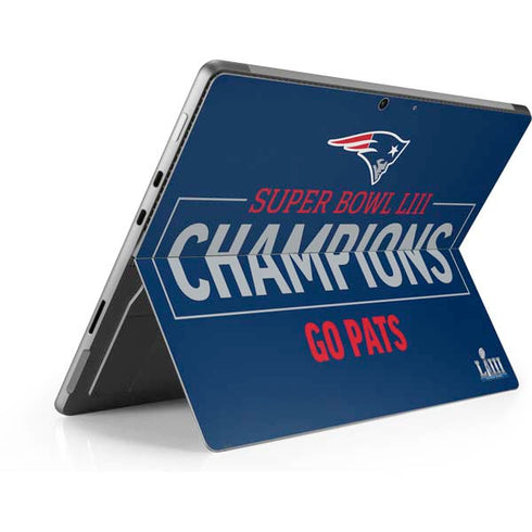 NFL Super Bowl LIII Champions Go Pats Surface Pro 9 Skin