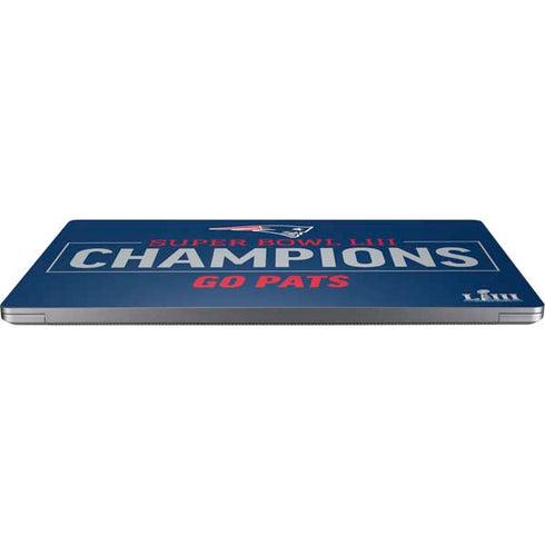 NFL Super Bowl LIII Champions Go Pats Universal Laptop 12in (9.8 x 6.8in) Skin