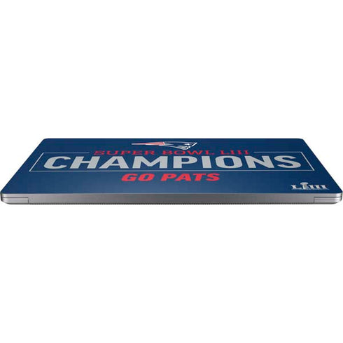 NFL Super Bowl LIII Champions Go Pats Universal Laptop 14in (11.4 x 8.2in) Skin