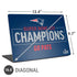 NFL Super Bowl LIII Champions Go Pats Universal Laptop 16.6in (13.4 x 9.7in) Skin