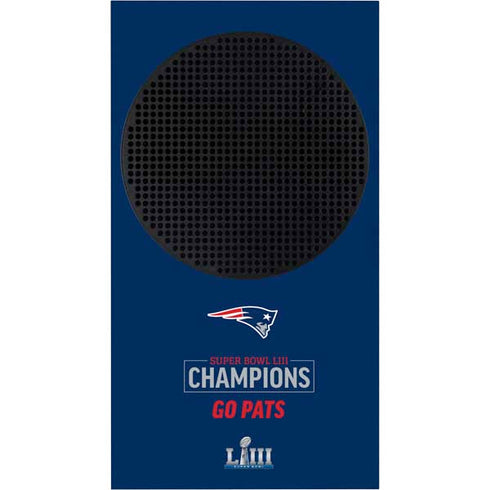 NFL Super Bowl LIII Champions Go Pats Xbox Series S Skins