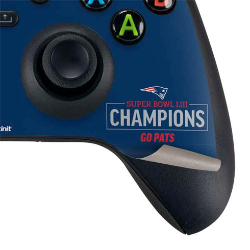 NFL Super Bowl LIII Champions Go Pats Xbox Series X Controller Skin