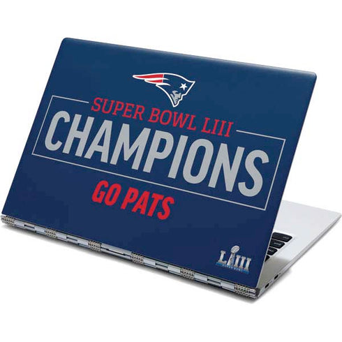 NFL Super Bowl LIII Champions Go Pats Yoga 910 2-in-1 14in Touch-Screen Skin