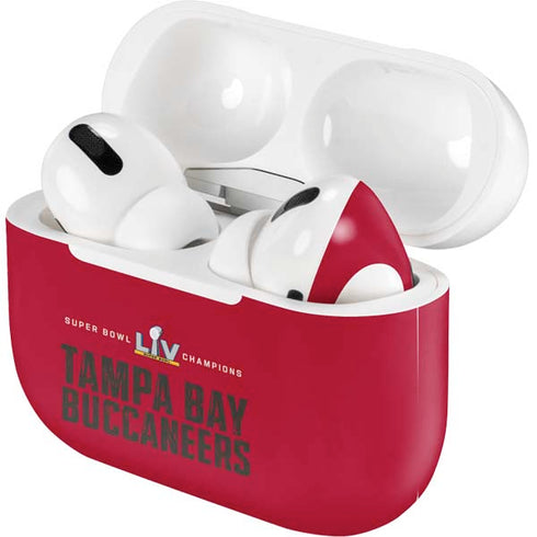 NFL Super Bowl LV Champions Tampa Bay Buccaneers Apple AirPods Pro Skin
