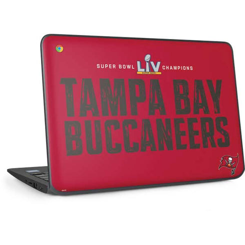 NFL Super Bowl LV Champions Tampa Bay Buccaneers HP Chromebook Skin
