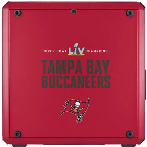 NFL Super Bowl LV Champions Tampa Bay Buccaneers Cooler Master MasterBox Q300L Mini Tower Skin