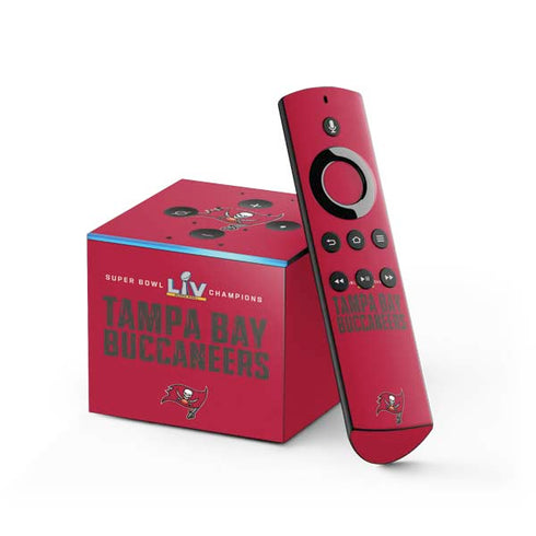 NFL Super Bowl LV Champions Tampa Bay Buccaneers Fire TV Cube Skin