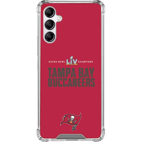 NFL Super Bowl LV Champions Tampa Bay Buccaneers Galaxy A14 5G Clear Case