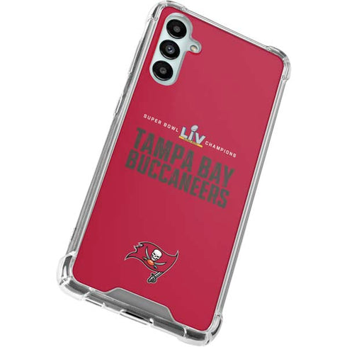 NFL Super Bowl LV Champions Tampa Bay Buccaneers Galaxy A14 5G Clear Case