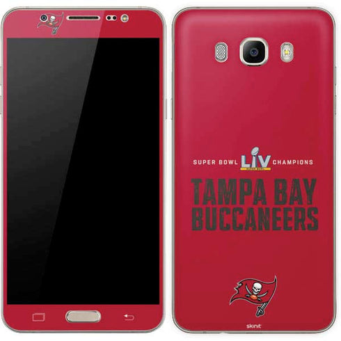 NFL Super Bowl LV Champions Tampa Bay Buccaneers Galaxy J7 Skin