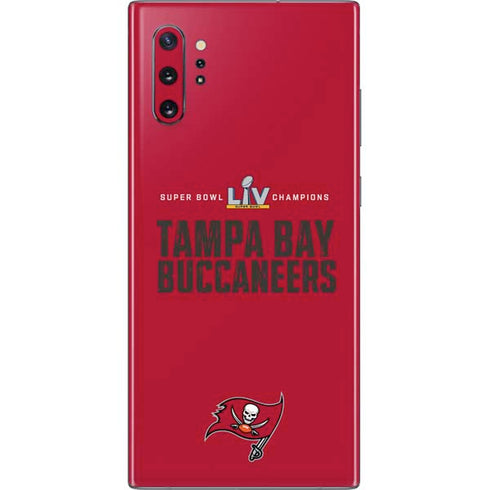 NFL Super Bowl LV Champions Tampa Bay Buccaneers Galaxy Note 10 Plus Skin